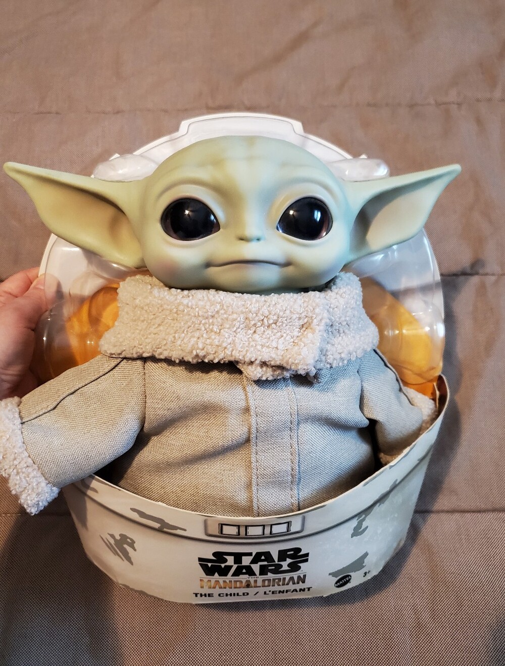 Star Wars Mandalorian The Child Plush Toy 11-inch Baby Yoda Soft Figure